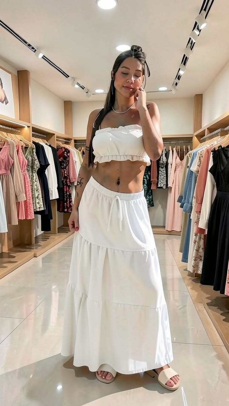 Conjunto New Top y Pollera - Imagen 2