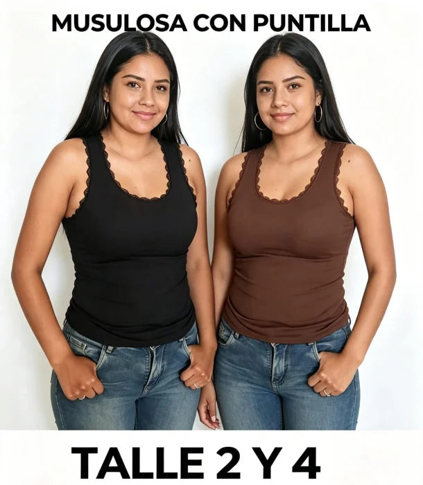 Musculosas Talle 2 y 4