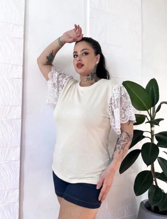 Blusa Encaje Curvy