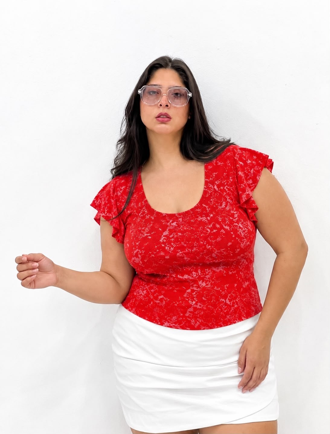 Musculosa Volado  Curvy - Imagen 2
