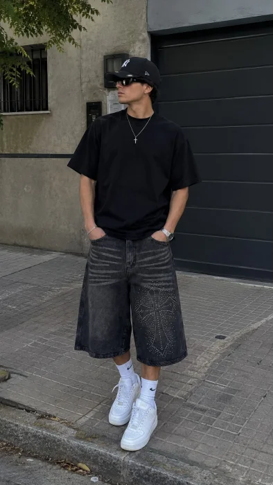 Bermuda Baggy Brillo Cruz