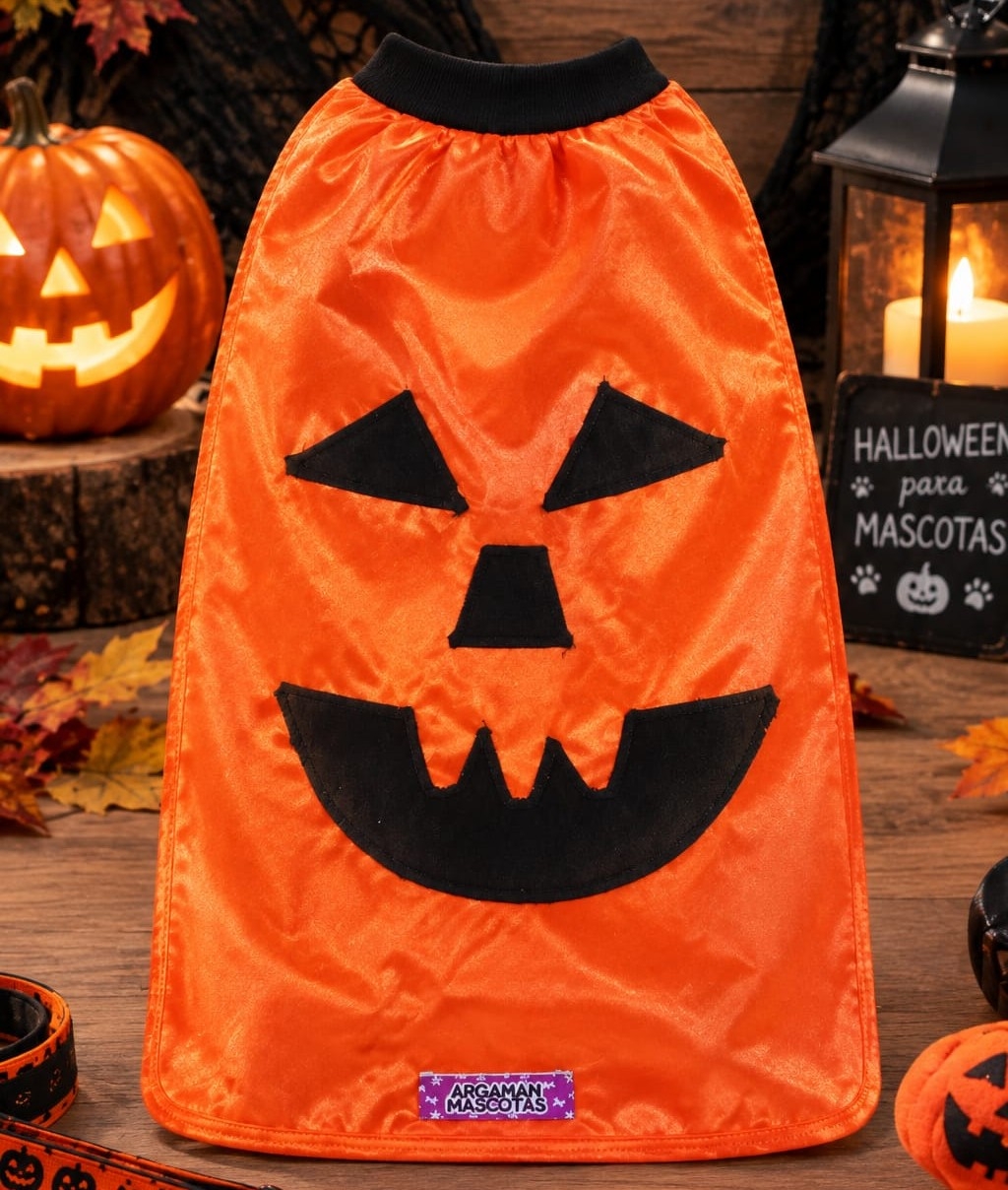 Traje de Calabaza Halloween para Mascotas (ver Tabla de Talles y Precios) - Imagen 2