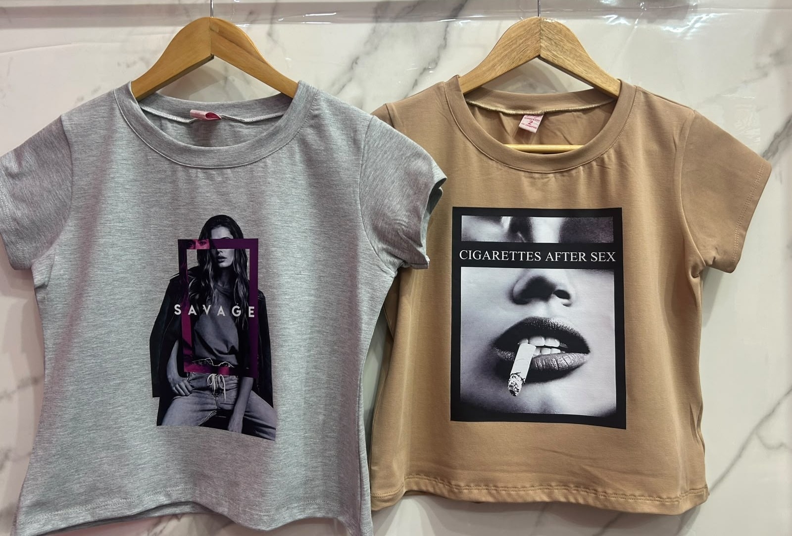 Baby Tee Algodón con Laycra - Imagen 3