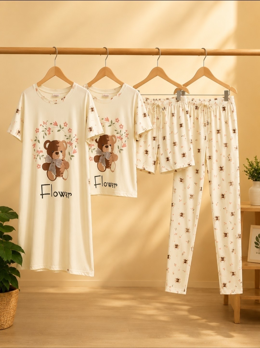 Pijamas 4 Piezas - Imagen 3
