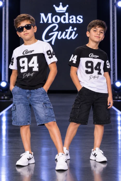 Bermuda Cargó de Jeans de Nene