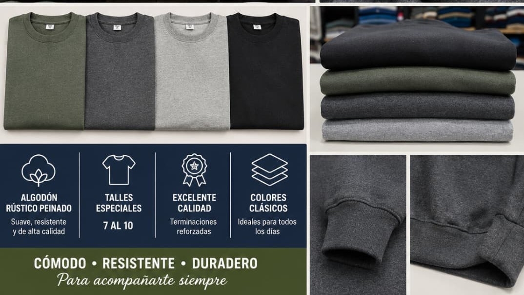 Buzo Rustico, Talle Especial - Imagen 3