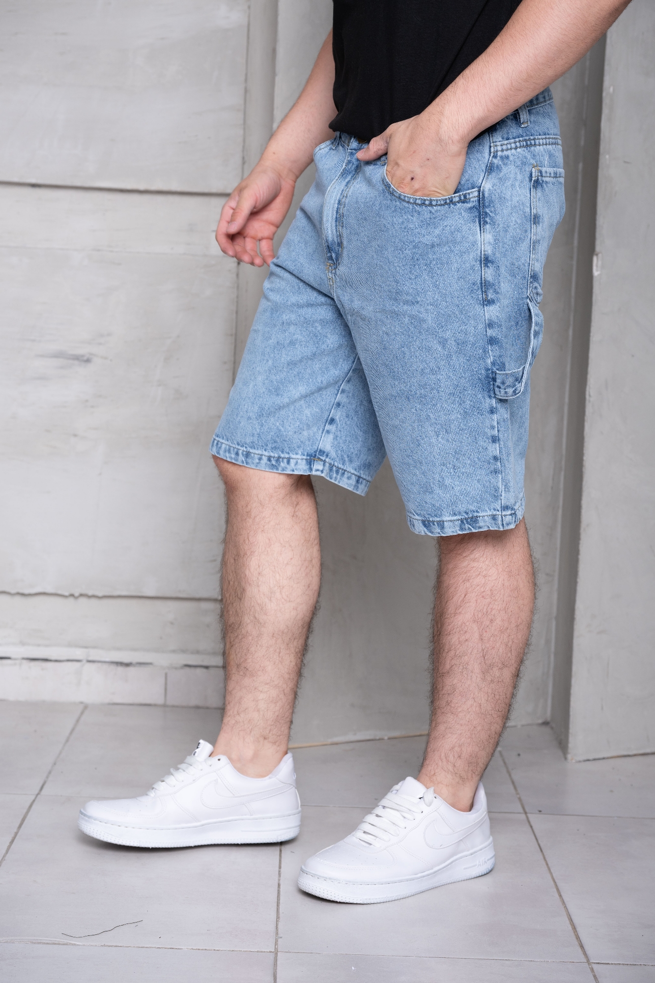 Bermudas Jeans Mom Carpintero - Imagen 2