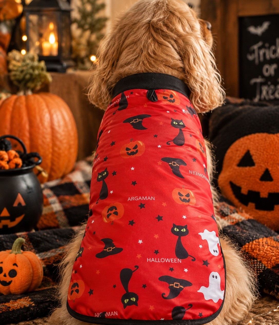 Remera Halloween After Dark para Mascotas (ver Tabla de Talles y Precios en Foto 3) - Imagen 1