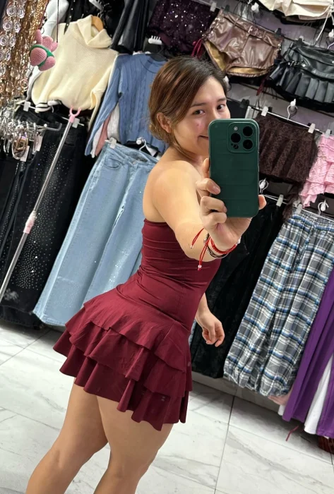 Vestido Straple con Short