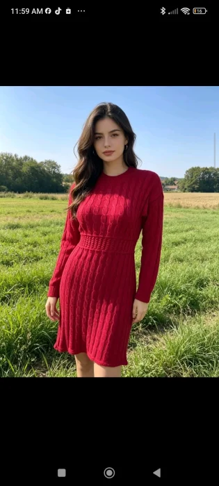 Vestido de Tejido