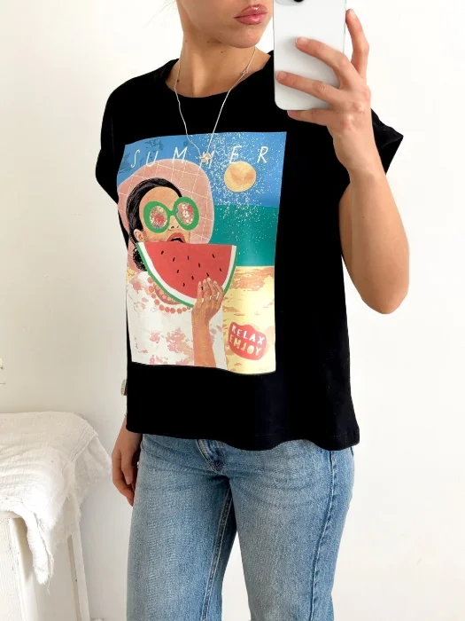 Remera Chica Sandia