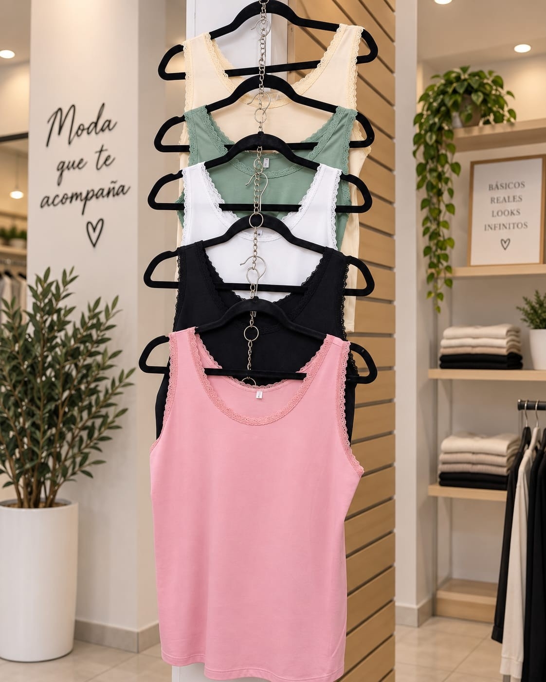 Musculosas con Puntilla - Imagen 3