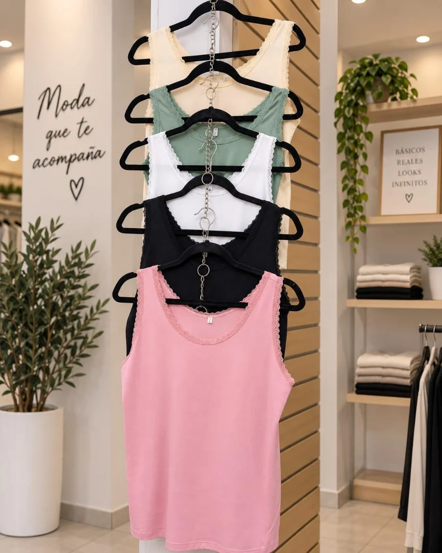 Musculosas con Puntilla - Imagen 3