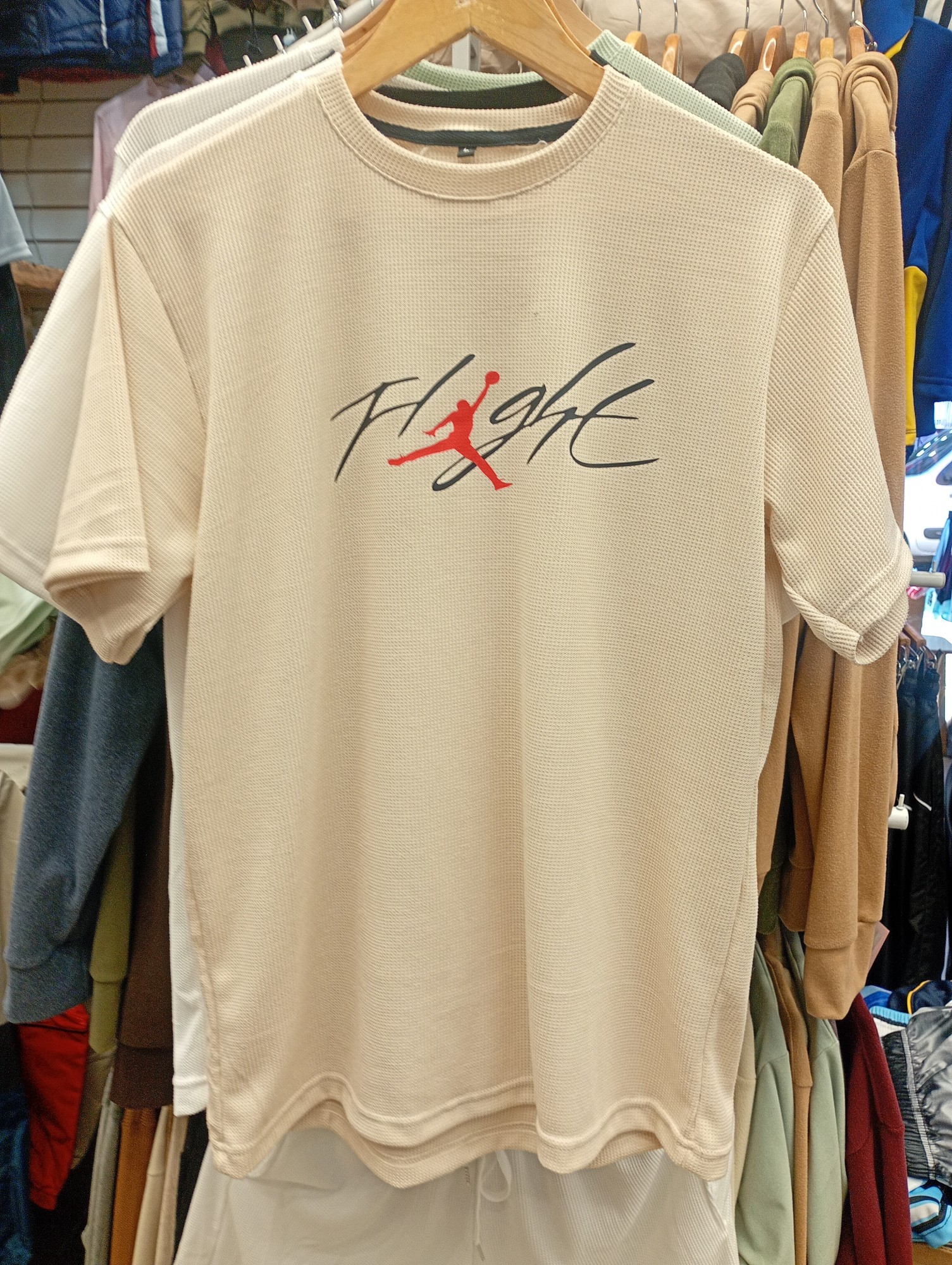 Remeras Oversize Wafle Importado - Imagen 2