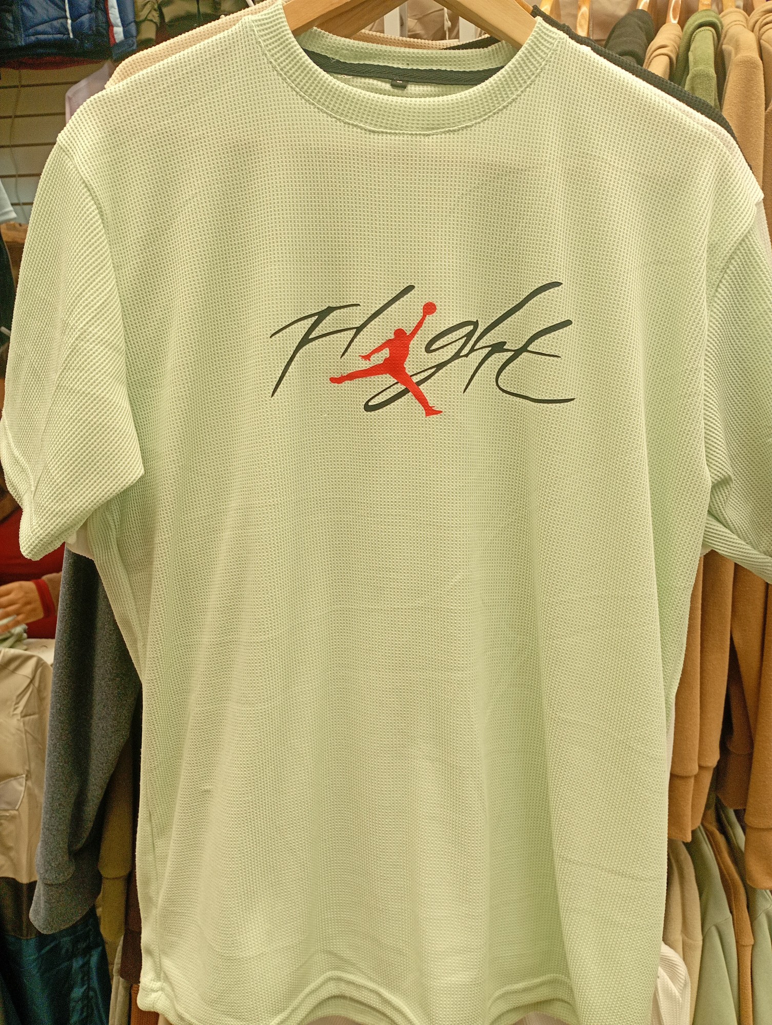 Remeras Oversize Wafle Importado - Imagen 3