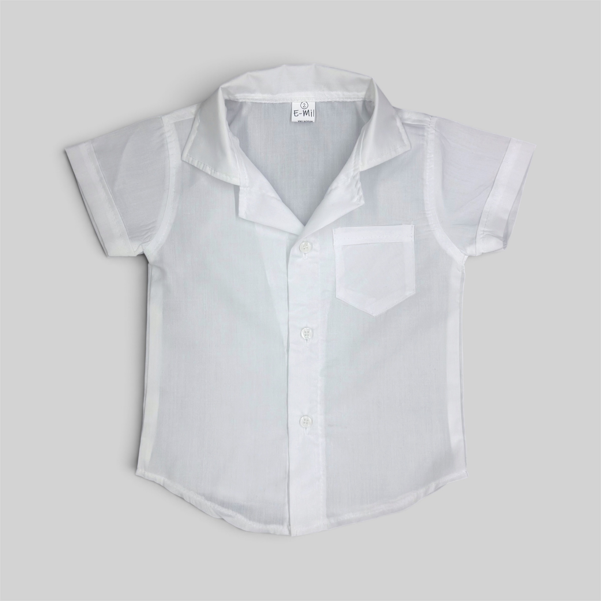Camisa Cuello Cubano Bebe - Imagen 3