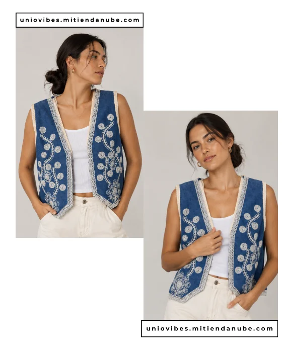 Chaleco Art. F005, Simil Denim