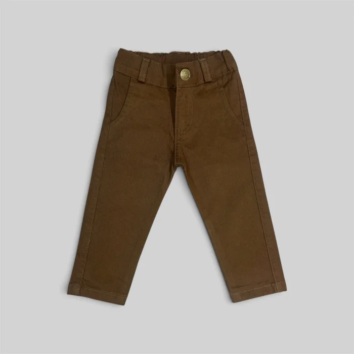 Pantalon Gabardina Bolsillo Chino Bebe
