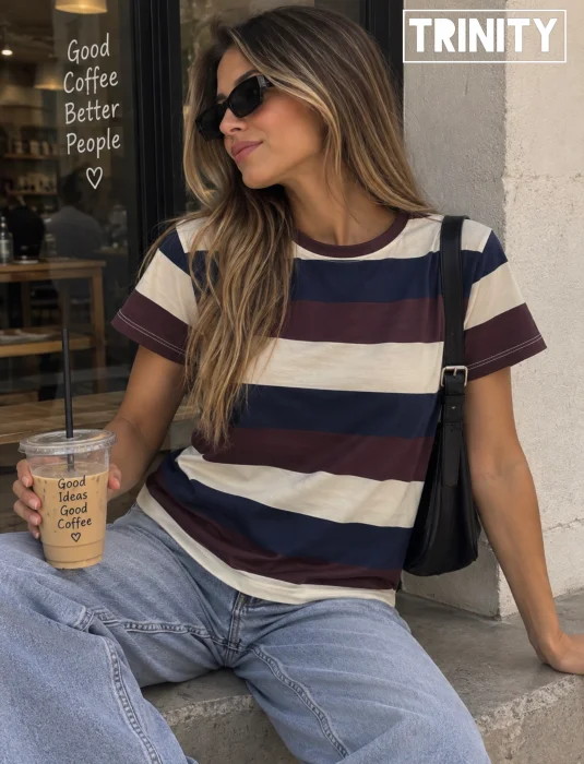 Remera Rayada Vintage Rebe