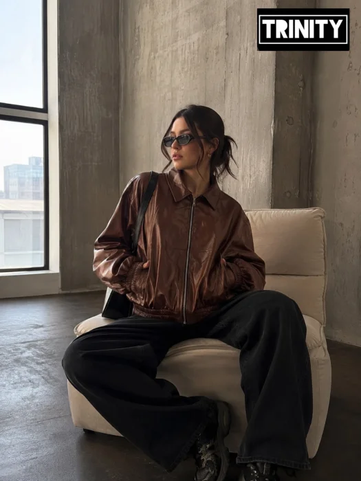 Campera Bomber Choco Alice