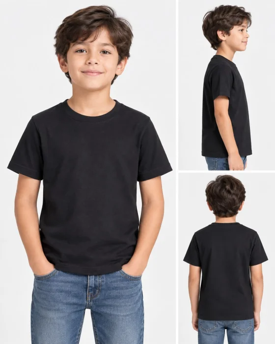 Remeras de Niños Algodon Premium Liso