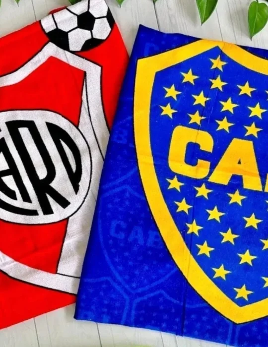 Toallón de Algodón River y Boca