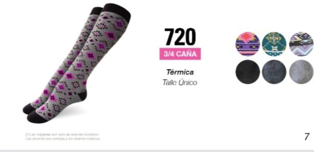 (art:720)elemento 3/4 Caña Termica Surtidas Dama - Imagen 9