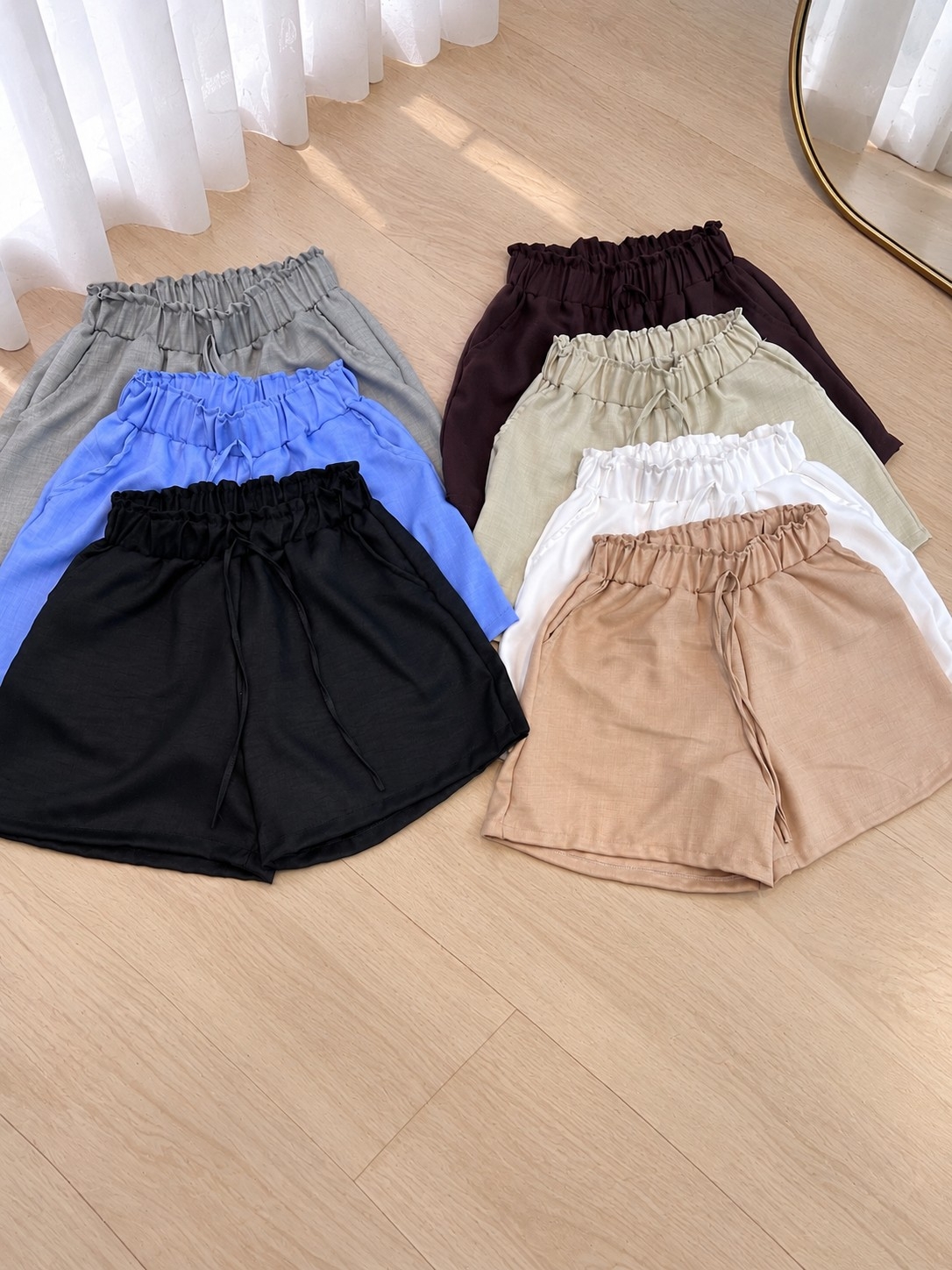 Shorts de Lino Rígido - Imagen 3
