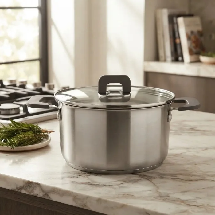 Cacerola Olla Acero Inoxidable 2,5l