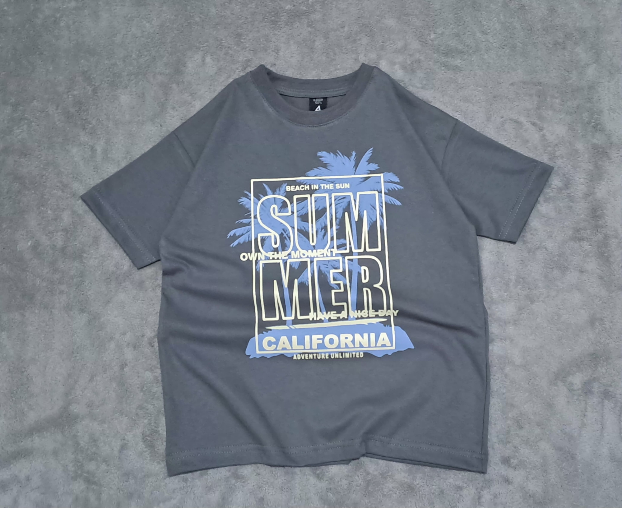 Remeras Manga Corta Niños  ( Jersey Algodón Peinado) - Imagen 3