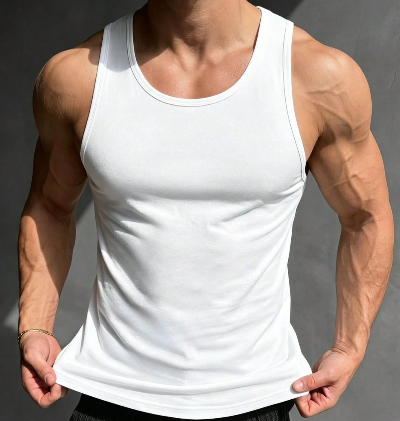 Musculosa de Morley 100%algodon con Laycra - Imagen 2