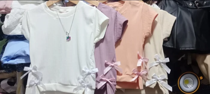 Remera Morley con Moño