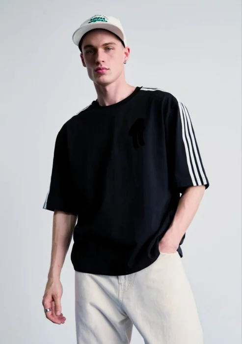 Remeras (agotado)urbanas Over con Línea