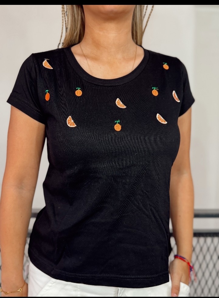 Remera Bordada Frutas - Imagen 4
