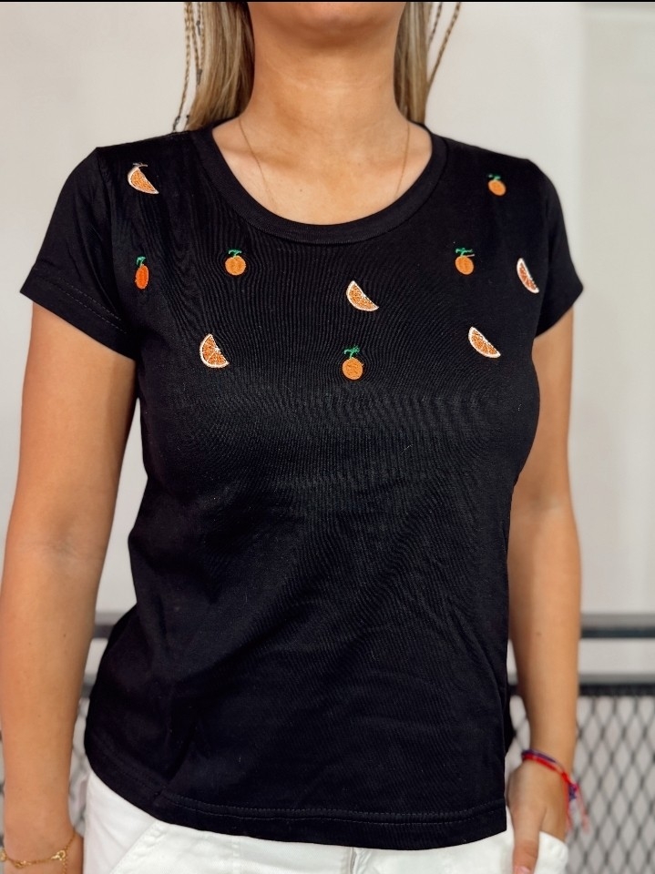 Remera Bordada Frutas - Imagen 5
