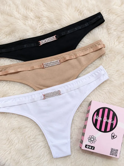 Colaless Mon Cherie con Cinturón Strass