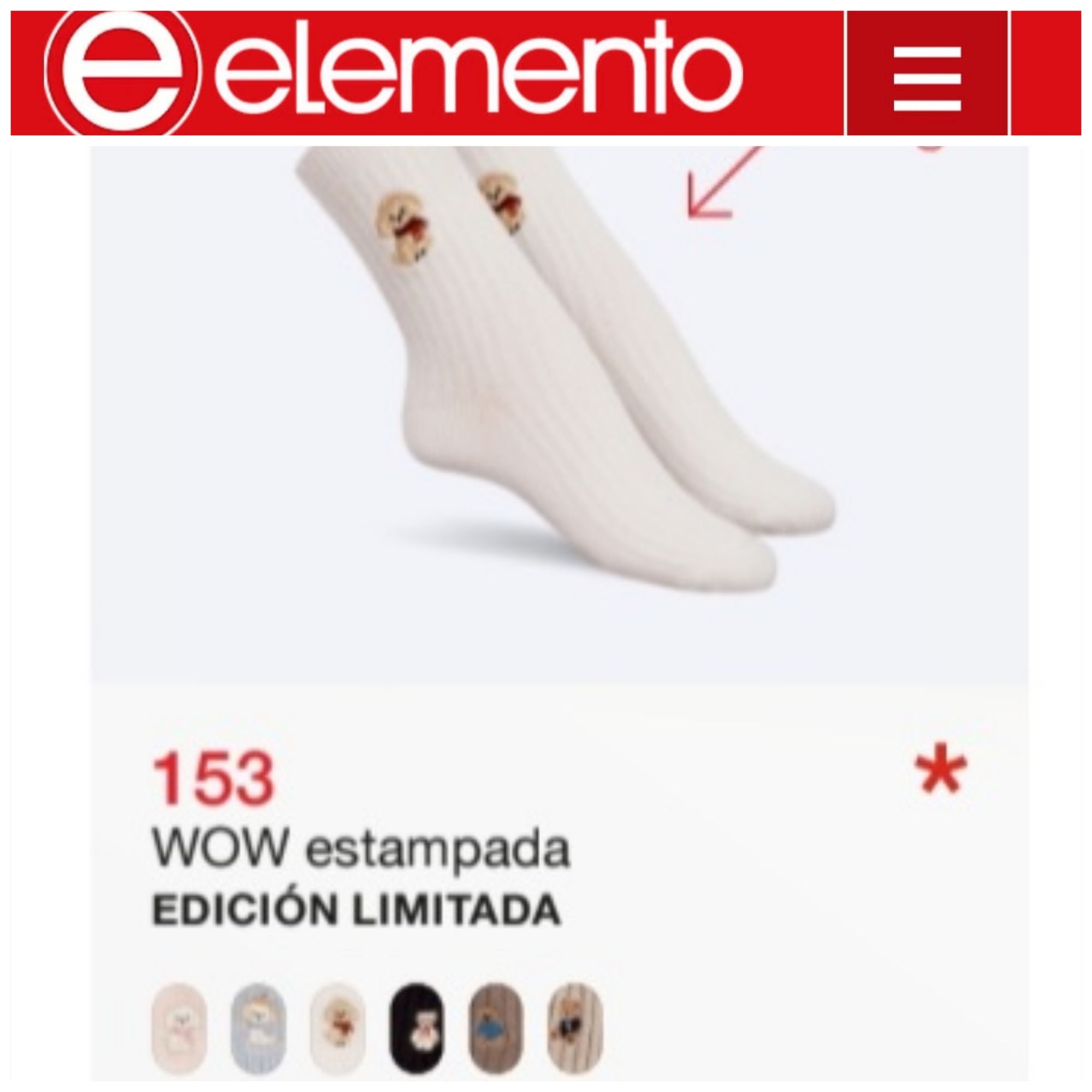 (art:153)elemento 1/2 Caña Medias Lisa C/estampa Bordado Dama - Imagen 4