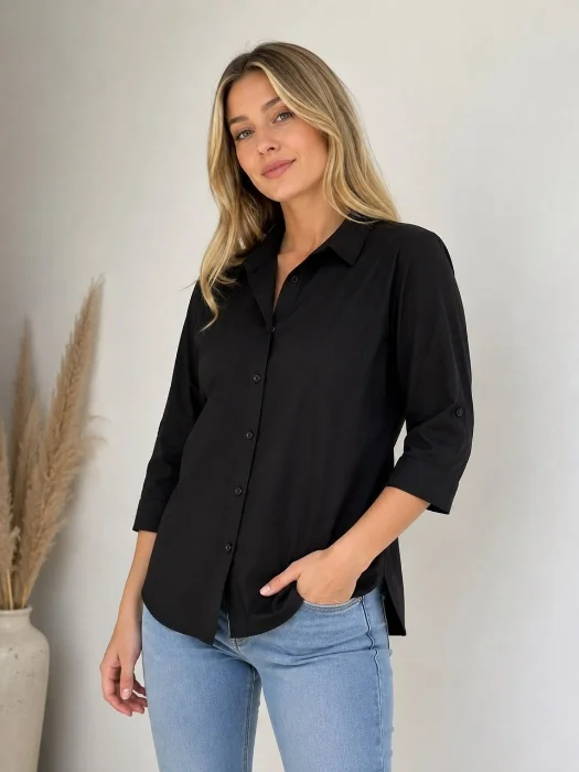 Camisa de Dama Manga 3/4
