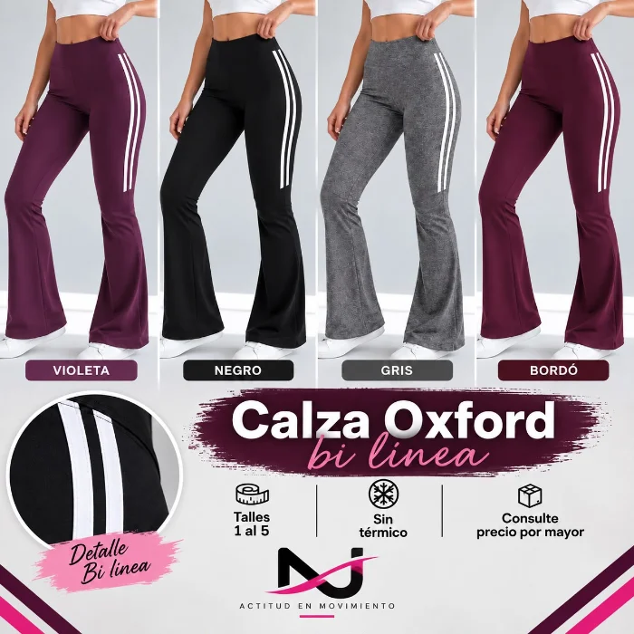 Calza Oxford Bi Linea sin Termico