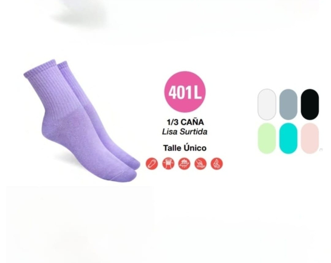 (art:401l) Elemento (1/3 Caña Medias Dama Lisas - Imagen 2