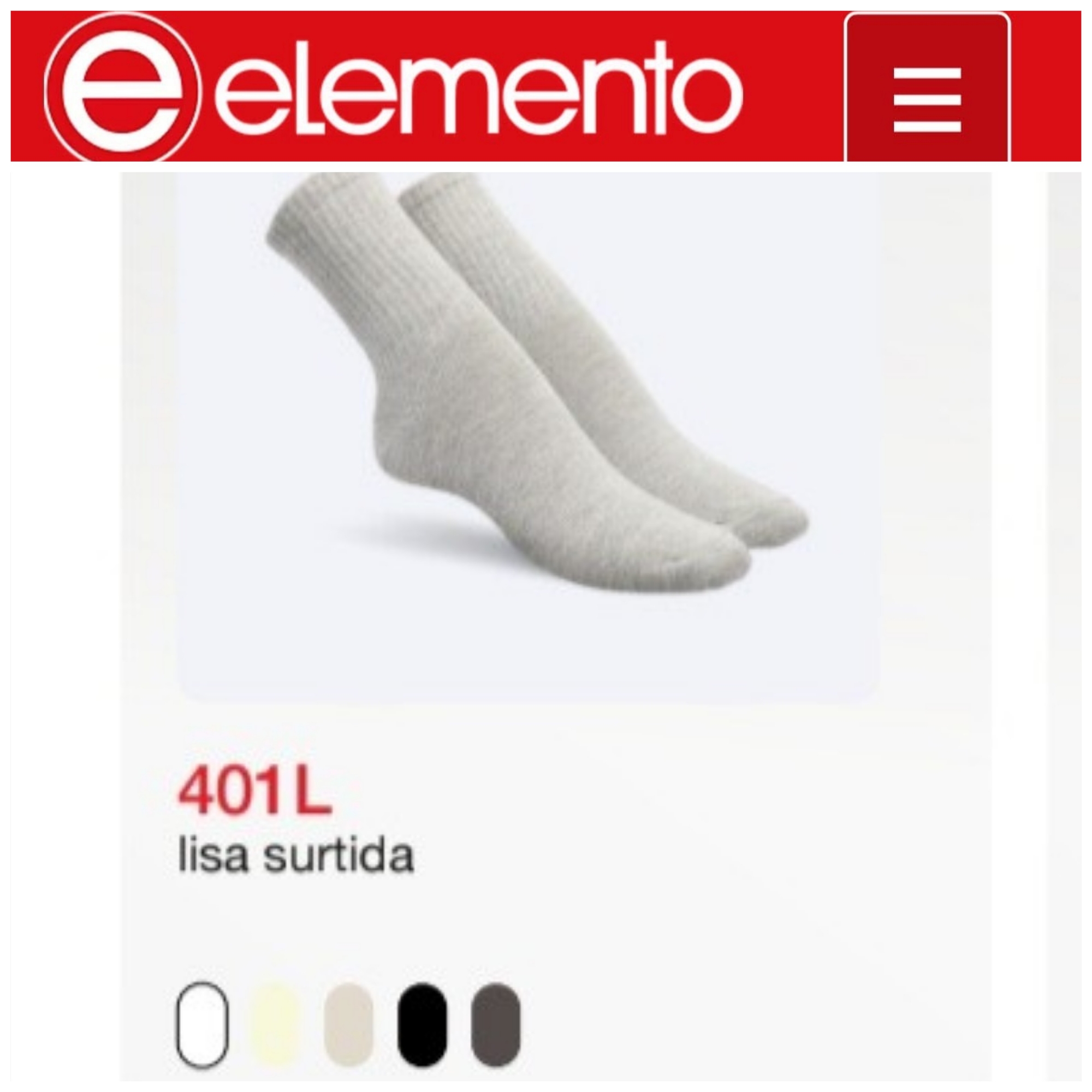 (art:401l) Elemento (1/3 Caña Medias Dama Lisas - Imagen 6