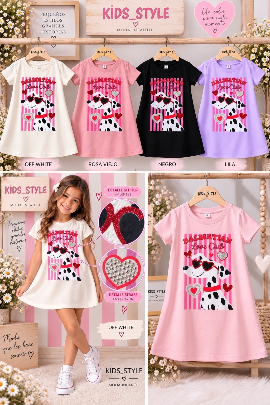 Vestidos de Nena Dalmatian - Imagen 2