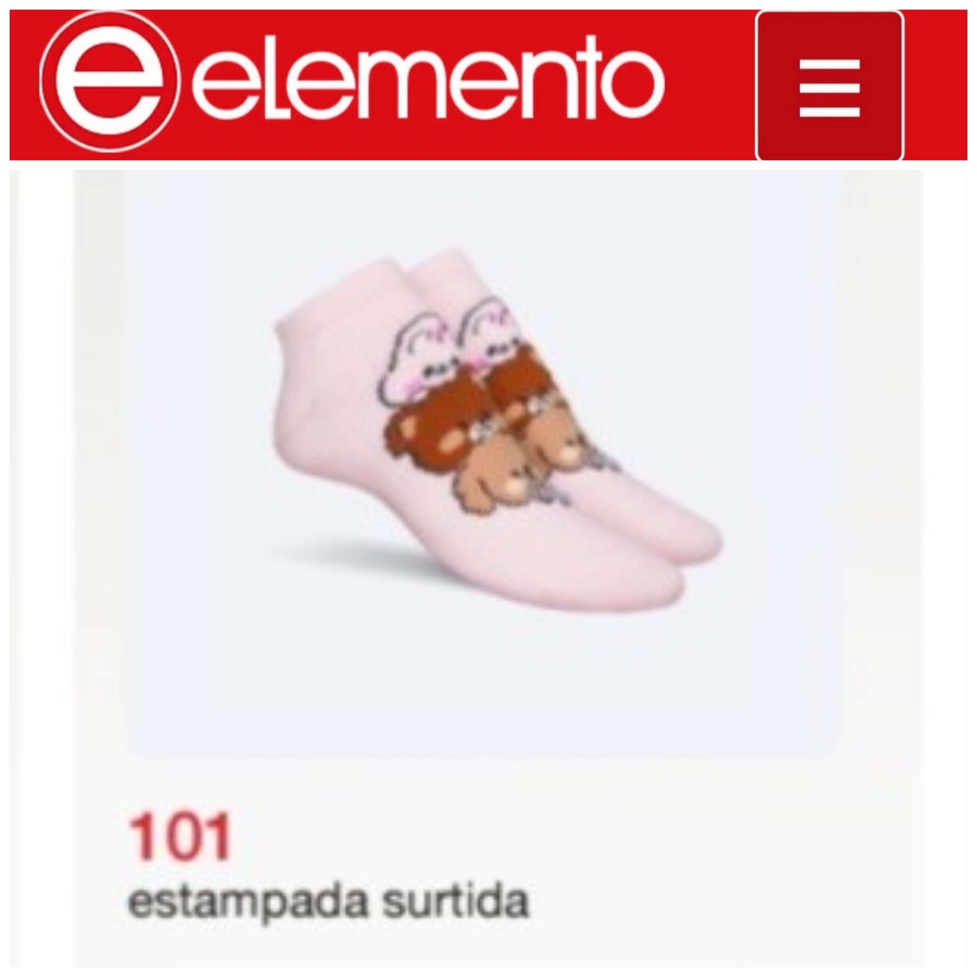 (art:101e)elemento Soquete Estampado Dama - Imagen 5