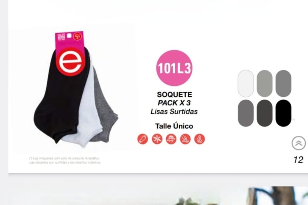 (art:101l.3)elemento Tripack Soquete Dama Liso - Imagen 5