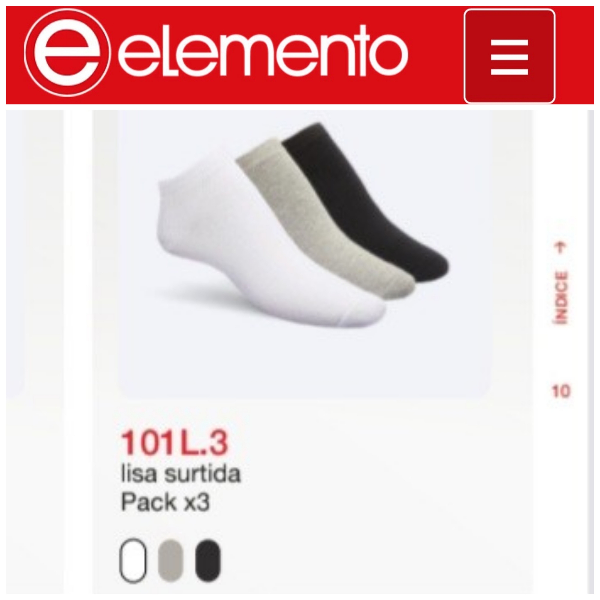 (art:101l.3)elemento Tripack Soquete Dama Liso - Imagen 6