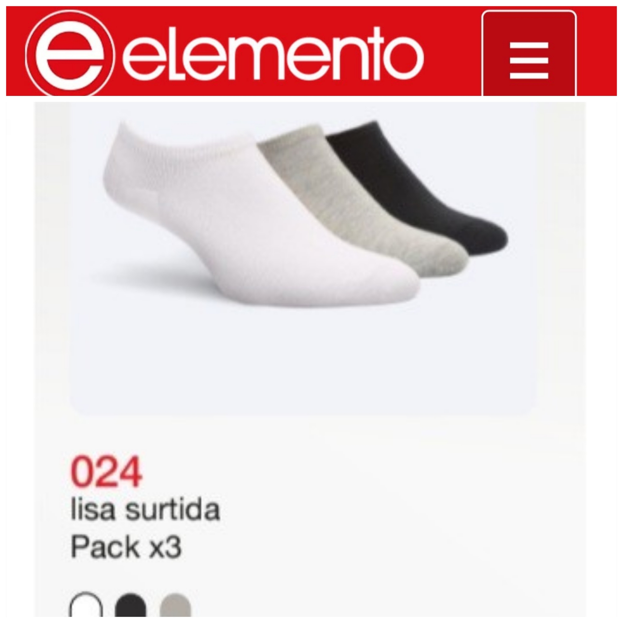 (art:024)elemento Invisible Lisas Pack X3 - Imagen 6