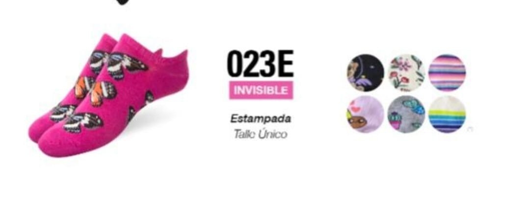 (art: 023e)elemento Invisible Estampada Dama - Imagen 3