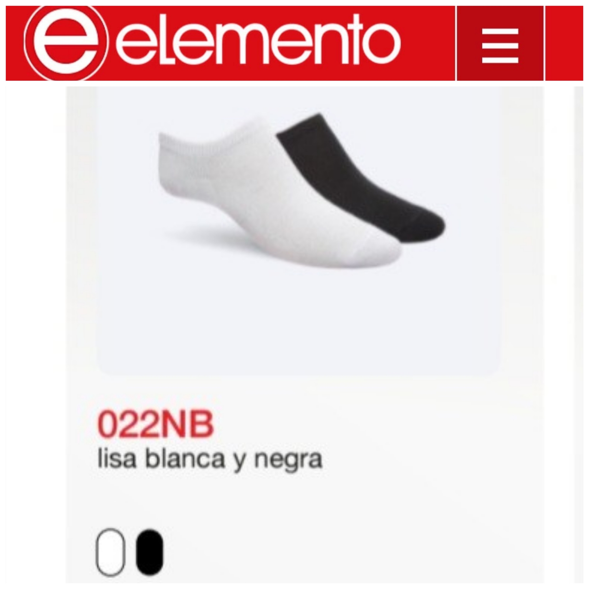 (art:022bn)elemento Medias Invisible Lisa Unisex - Imagen 4
