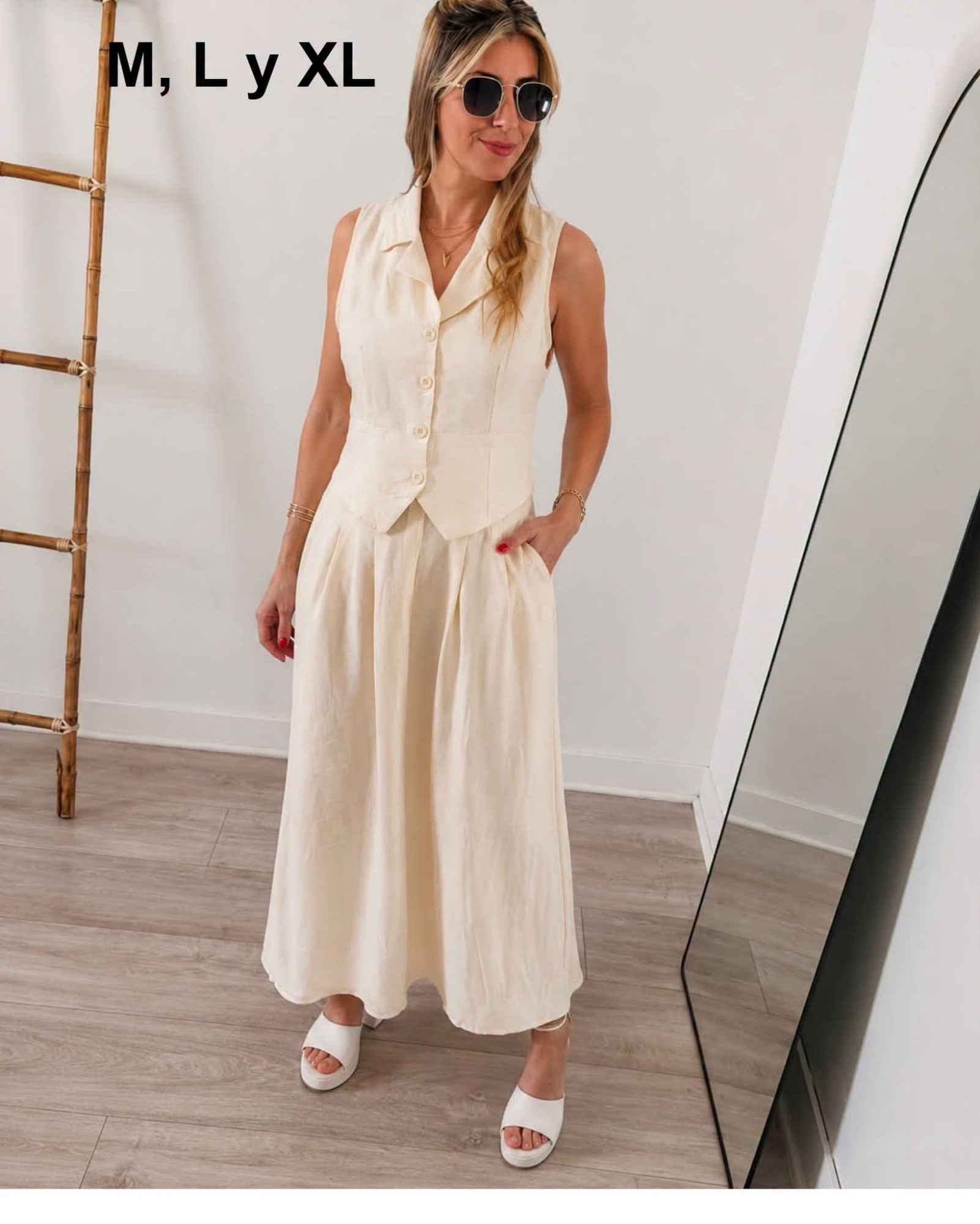 Conjunto Pollera Chaleco - Imagen 7