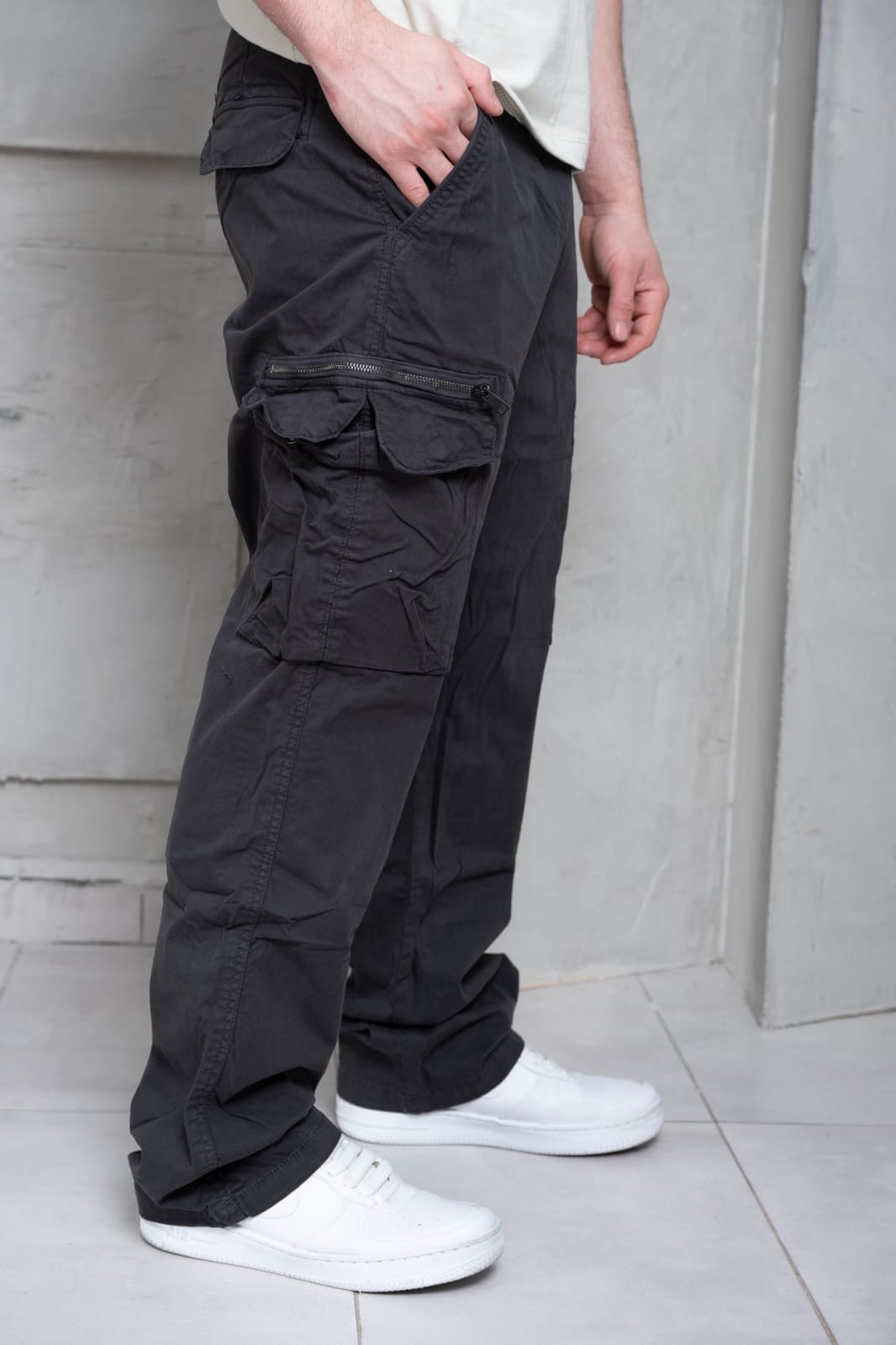 Pantalon Cargo Gabardina - Imagen 4